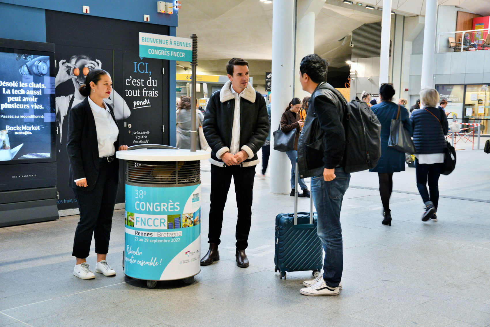 Accueil en gare Bureau des Congrès